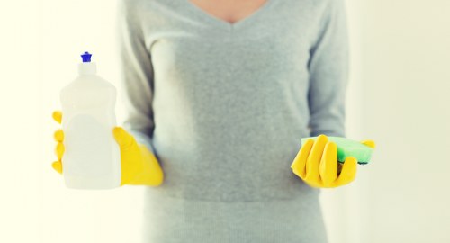 Sanitized Airbnb bathroom ready for guest check-in