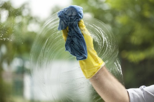 Professional post construction cleaning in a freshly renovated home