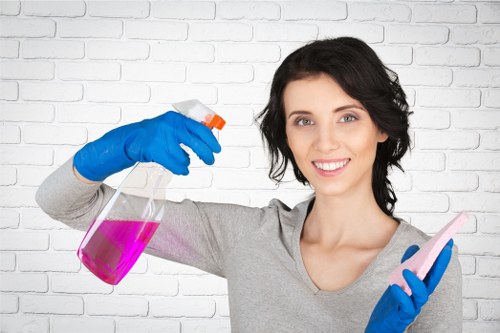 Routine vacuuming as part of rug cleaning
